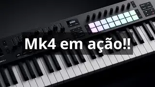 Novation Mk4 em ação!! testando em vários programas e bibliotecas..