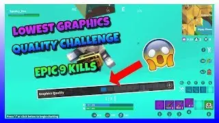 LOWEST GRAPHICS QUALITY CHALLENGE 😱 | EPIC 9 KILLS 😎 | ROBLOX ISLAND ROYALE 🌴