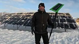 Отключилось электричество? Вот как я удаляю снег со своих солнечных панелей!