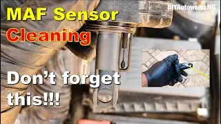 How to CLEAN MAF sensors: DON'T FORGET this! How to clean MAF sensors correctly