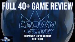 Brunswick Crown Victory // Full 40+ Game Bowling Ball Review!! 2025 review //4k