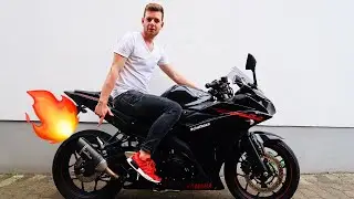 NEUER AUSPUFF f&uuml;r mein MOTORRAD ! Soundcheck 💨