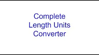 Working Units Converter in Python for Length | Learn Python From Scratch 7 | Kovolff