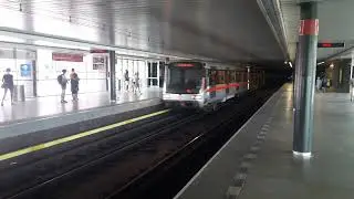 Metro C v Ůseku Letňany - Háje (Audio)