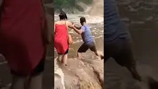 #shocking video#tourist rescue#kempty falls#mussoorie #Uttarakhaand#waterfall