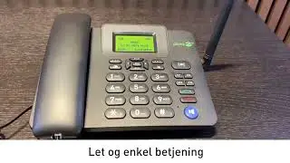 DORO 4100H   Fastnettelefon med SIM kort