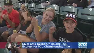 River Cats Taking On Round Rock Express For PCL Championship Title