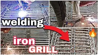 how to make a iron grill welding|how to iron cut.