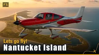 Flying to Nantucket Island | Cirrus SR22 G7