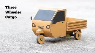 How To Make RC Three Wheeler Cargo || Mini Cargo Pickup