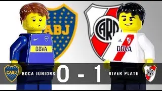 LEGO Boca Juniors 0 - 1 River Plate SUPERCLÁSICO 2017 / 2018