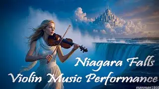 [HD]Dreamlike Violin Music Performance |Niagara Falls | Dreamy Sky City[Manman1860]