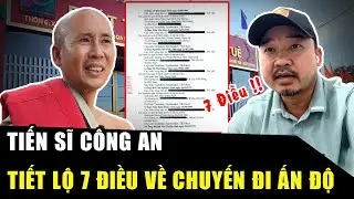 Tiến sĩ công an đồng hành cùng SƯ MINH TUỆ công khai 7 điều cần biết về hành trình đi ẤN ĐỘ | HP