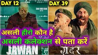 Jawan Day 12 Vs Gadar 2 Day 39 | अरे बाप रे असली कलेक्शन तो बिल्कुल अलग है