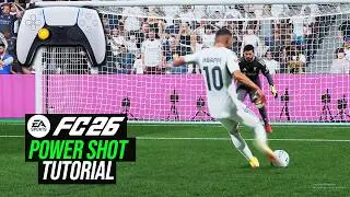 How To Take Power Shot In FC 26 (EASY TUTORIAL) - FIFA 26