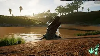 The Isle EVRIMA SPIRO as a Deinosuchus on my own server with Nala!