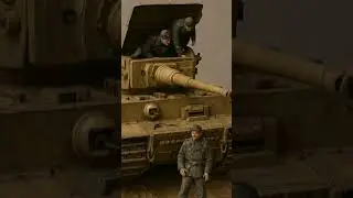 I used AI to generate a 1/35 scale diorama of the TIGER 1 tank , and then animated it with AI.