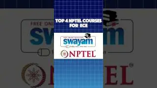 Top 4 NPTEL courses for ECE #nptel #nptel2025 #nptel2025 #education #ecedepartment #ece #nptel