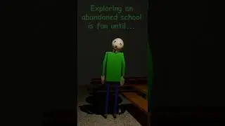Still water... BUT WITH EXTRA BALDI KEYFRAMES? (Animation test) #baldi #funny #urbanexploration
