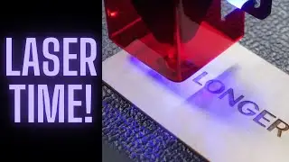 LONGER Ray5 10w Laser Engraver Unboxing, Set Up, and Review