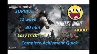 Pubg mobile: Zombie Darkest Night Survive Secret Trick😎😎