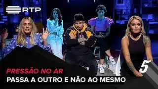 Gisela João, Áurea e Agir na Pressão no Ar | 5 Para a Meia-Noite | RTP