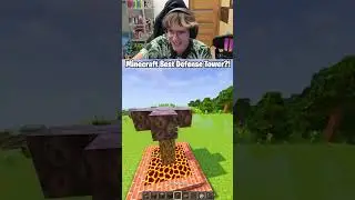 Лучшая защитная башня в истории Minecraft?!🫨​🙄​ #minecraft #minecraftshorts #gaming #klproza
