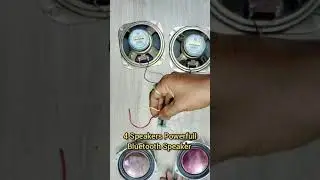 4 Speaker Vala Powerfull Bluetooth Speaker System | Bluetooth Speaker | PAM8403 | PAM 8403