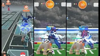 Hisuian Samurott Solo Raid in Pok&eacute;mon GO Raid Day with Fighting Counters, Easy #samurott  #hisuian