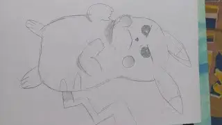 How to draw angry Pikachu from Pokemon #pokimone