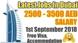 High Salary DUBAI JOBS 2018 | Data Entry, Office Boy, Cashier, SalesMan, Teachers | Apply Now