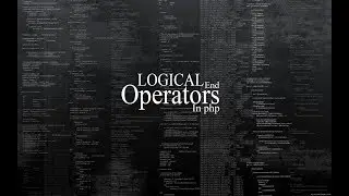 Introduction of operator in php | Logical and operator | Types of operators