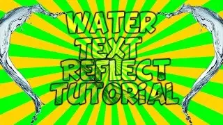 Paint.NET Design Water Text Reflection Tutorial #1 !