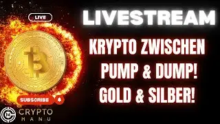 KRYPTO LIVE TRADING 🔴! UNRUHIGE WOCHE VORAUS?! 🚨 GOLD & SILBER WARNZEICHEN?!