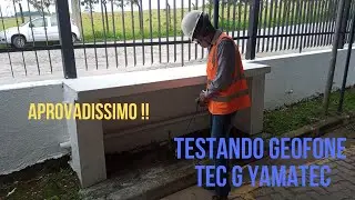 TESTANDO  GEOFONE TEC G DA YAMATEC - VAZAMENTO LOCALIZADO NA CERVEJARIA AMBEV.