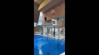 Meet the CEO of BellyFlops Dario #splashdiving #xdiving #amsterjam #amsterdam