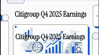 📊Citigroup Q4 2025 Earnings: Hidden Growth Behind the Headline Miss?