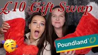 &pound;10 POUNDLAND GIFT SWAP WITH MY MUM!!😛🎁