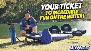 Adventure Kings 360cm Inflatable Kayak Combos