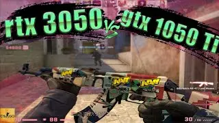 CS:GO : RTX 3050 VS 1050 Ti + Ryzen 5 5600X | 4:3 LOW Graphics |