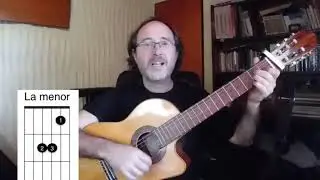 OJOS DE CIELO EN GUITARRA (la m)