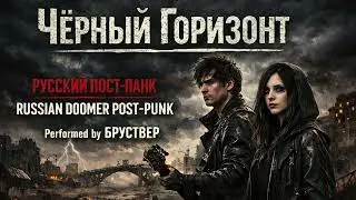 БРУСТВЕР &mdash; Чёрный Горизонт | Russian Post-Punk | Melancholic Doomer Vibe | Official Audio