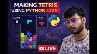 Making Tetris LIVE | Avarn | No Vibe Coding |