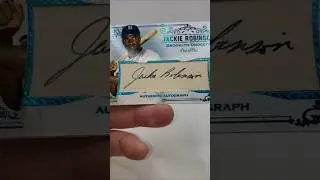 Jackie Robinson PSA Certified Custom Cut Signature Card Created