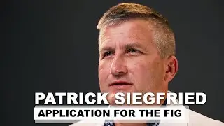 Patrick Siegfried - Application for the FIG