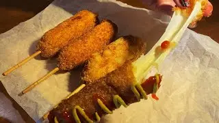 EASY CHEESE CORNDOG RECIPE | no yeast [korean street food]