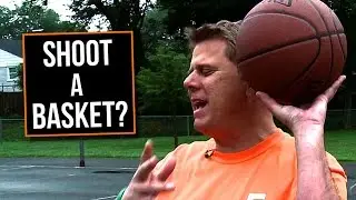 Blind Man Learns How To Shoot A Basketball
