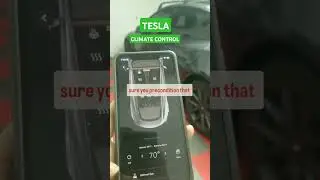 Tesla Climate Control #tesla #model3 #modely #climatecontrol #cabin #music #shorts #ev #electric