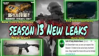 SEASON 13 TEST SERVER LINK?  ||NEW BR CLASS GAMEPLAY || AND MORE SEASON 13 LEAKS || Codm