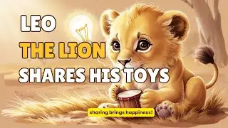 📚 Leo the Lion Shares His Toys | Kids Story About Sharing | Preschool Moral Story